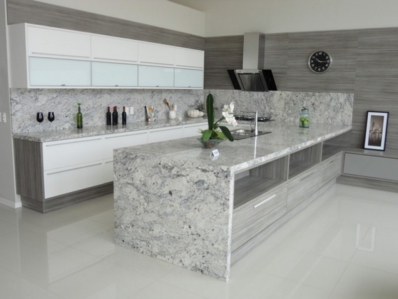 Professional stone repair in Atlanta, GA restoring marble countertop